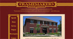 Desktop Screenshot of framemakersbloomington.com
